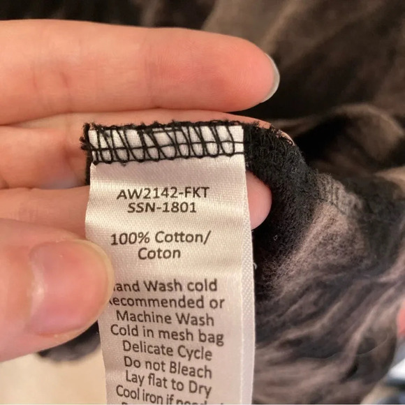 ATM Brown Tie-Dye Shift Dress Size Small Cotton Anthony Thomas Melillo - Picture 7 of 10